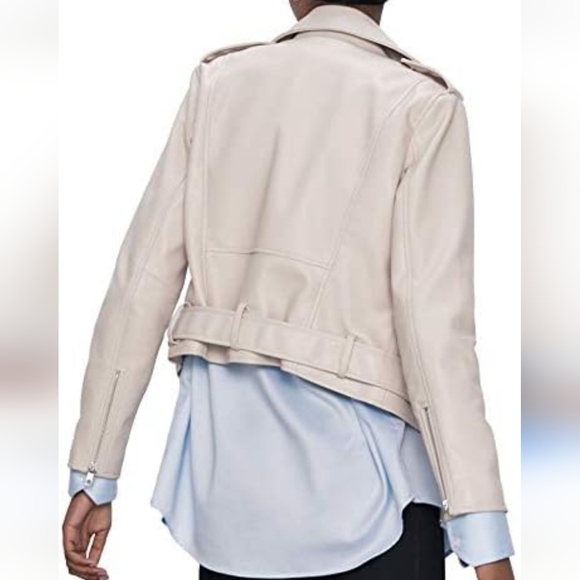 Zara NWOTs Faux Leather Moto Jacket - Picture 3 of 11